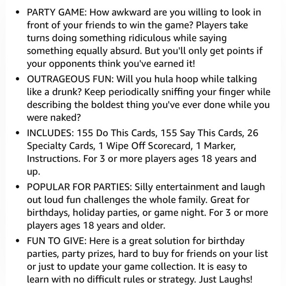 ⭐️NEW That Was Awkward - A Hilarious Party Game of Acting Out Awkward Situations - Picture 6 of 13